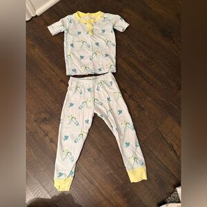 TBBC White Pajama Set with Golf Print